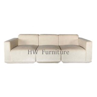 Ensemble de canapés Chesterfield en velours moderne Heywood, design nouveau, 3 pièces, rectangulaire, éponge haute densité, structure en chêne, respectueux de l'environnement, pour salon