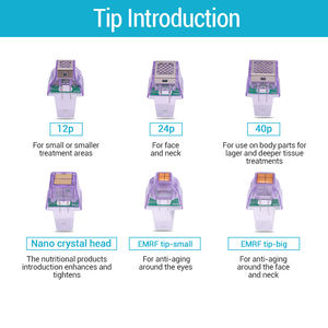 Le plus récent 3 poignées sous vide traitement de l'acné soins de la peau Fraccionada M 8 Machine fractionnelle - Product Image 2