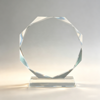 Trophée Octogonal Classique en Cristal – Vente en Gros, Gravure Laser Incluse pour Récompenses d'Entreprise et Événements Sportifs