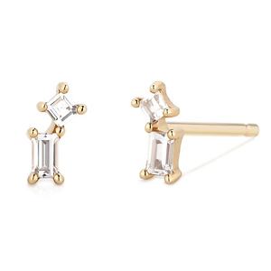 Manufacturer Wholesale New High Quality Zircon <b>Stud</b> <b>Earrings</b> Diamond CZ <b>Studs</b> Hypoallergenic <b>Earrings</b> Jewelry for Women <b>Girls</b> - Product Image 4