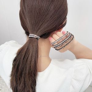 6Mm Rộng Phẳng Leopard In Kaki Tóc Scrunchies Kẻ Sọc Tóc Đàn Hồi Ban Nhạc Hàng Đầu Độ Đàn Hồi <span class=keywords><strong>Ponytail</strong></span> Chủ Tóc Quan Hệ Cho Các Cô Gái - Product Image 4