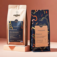 Sacs d'emballage personnalisés pour thé, noix, aliments pour animaux de compagnie, aliments pour bébés, lait, avec soufflet de fond, qualité alimentaire, avec valve et fermeture éclair