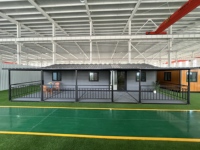 Maison conteneur préfabriquée européenne extensible de luxe, mobile avec véranda, pour habitation et entrepôt, assemblage rapide, moderne