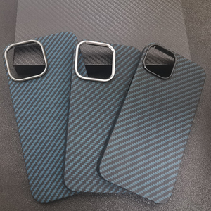 FY SPORT – <span class=keywords><strong>coque</strong></span> de téléphone en Fiber de <span class=keywords><strong>carbone</strong></span> <span class=keywords><strong>véritable</strong></span> de haute qualité pour <span class=keywords><strong>Iphone</strong></span> 14 pro max, housse de téléphone en Fiber d'aramide - Product Image 2