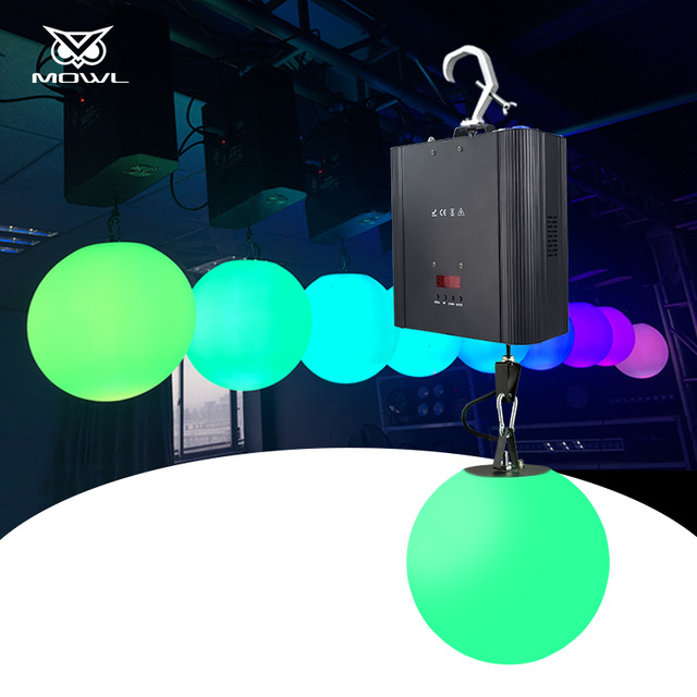 Auto Lifting Ball RGB DMX Control LED Kinetic Ball Light System for Stage Wedding Party Bar Show Nightclub