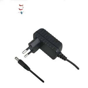 新款开关模式插入式壁挂式 12V 0.5A 0.8A 1A 2A AC 至 DC 电源适配器 12 65w 交流电源适配器