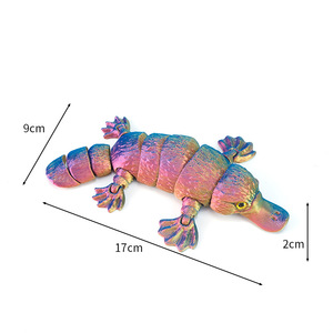 Creative 3D stampate simpatiche figurine di ornitorinco per modelli di attività congiunta per ornamenti - Product Image 3