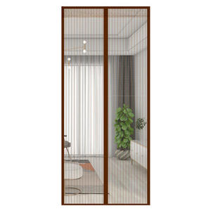 Cortina de puerta <span class=keywords><strong>mosquitera</strong></span> magnética antiinsectos, cierre automático de malla de poliéster para dormitorio y cocina, lavable, fácil de montar - Product Image 1