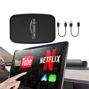 Boîtier TV AI de Conduite Intelligente Multimédia <span class=keywords><strong>Tbox</strong></span> 16 Go, Adaptateur CarPlay sans Fil Android Auto pour YouTube Netflix en Voiture - Product Image 1
