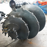 Godet conique de 1000 mm pour pieutage de fondations, godet conique effilé de 2400 mm pour travaux de pieutage rotatif