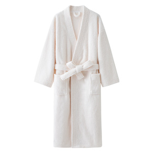 SMOOTH Nuovo Accappatoio Autunno Inverno in Pile Corallo e Velluto, <span class=keywords><strong>Pigiama</strong></span> Unisex Extra Lungo e Spesso per Coppie - Product Image 5