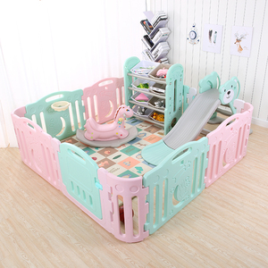 Réglable d'intérieur Portable En Plastique Pliable de Sécurité Bébé Parc Clôture avec <span class=keywords><strong>Porte</strong></span> - Product Image 3