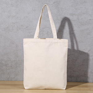 Factory Supply Custom Logo Fashion <b>Zipper</b> Closure Canvas <b>Tote</b> <b>Bag</b> for Women with Polyester Lining - Product Image 6