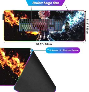 Tấm Lót Chuột Mở Rộng Bằng Cao Su Lớn Giá Rẻ Tùy Chỉnh Chơi Game RGB XXL Chống Trượt - Product Image 6