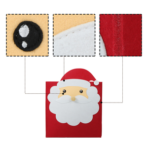 Cesta Cuadrada Plegable Pequeña Moderna, Bolsa de Papel para Regalo, Organizador de Fieltro para Juguetes - Product Image 1