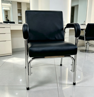 Chaise de station de shampooing rabattable, portable, pour salon de coiffure,