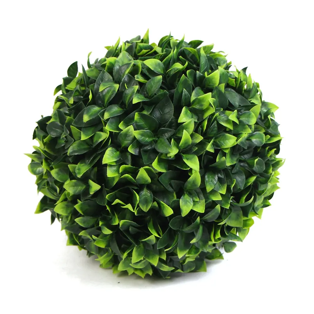 Uland plastic hanging artificial topiary boxwood ball for decoration