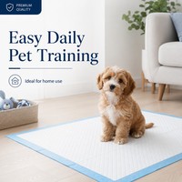Tapis d'entraînement pour animaux de compagnie en vrac, bleus, matelassés, super absorbants, à séchage rapide, pour la maison, la cage et les voyages