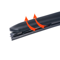 Lame d'essuie-glace haute définition transparente, revêtement graphite, adaptateur multiple, pour pare-brise avant de voiture Audi B9 C8 Q5L Q7, emballage personnalisé OEM