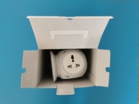 Petite prise de rallonge électrique pour mini-tour avec port USB de type C, prise US EU UK