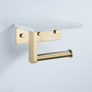 Special <strong>Toilet</strong> Paper <strong>Holder</strong> for <strong>Commercial</strong> Project 304 Stainless Steel Bathroom <strong>Roll</strong> Rack With Phone Platform - Product Image 4