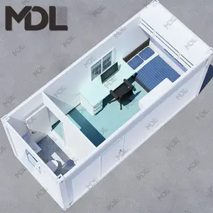 China 2023 New Flat Pack Modular Building Container Homes Prefabricated House Container Van