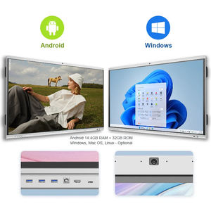 Televisor Inteligente Todo en Uno <span class=keywords><strong>de</strong></span> 65 Pulgadas, Pizarra Interactiva Electrónica Táctil, 4K, Android, Windows, Televisores Inteligentes para Oficina - Product Image 6