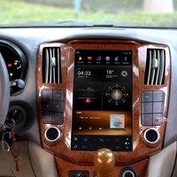 Autoradio Android pour lecteur DVD, navigation GPS, radio, vidéo, musique pour Toyota Harrier Lexus RX400 RX300 2004-2007, écran Tesla