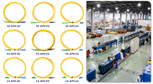 Rg mô hình duy nhất sợi Patchcord SC/UPC SC UPC Simplex g652d g657a1 A2 OM3/OM4 PVC LSZH sợi quang vá dây cho mạng FTTH - Product Image 5