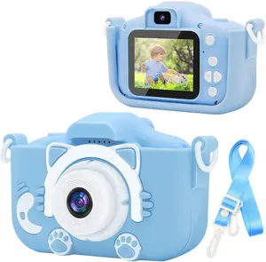 2.0 인치 IPS 화면 HD 1080P 캠코더 어린이 사진 및 비디오 카메라 어린이 장난감 선물 어린이를위한 디지털 카메라