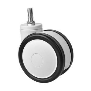 Yingyun Hardware 4 Inch Double Sided Caster Silent Medical Equipment <b>Wheel</b> Hospital Bed Trolley <b>Plastic</b> <b>Wheel</b> - Product Image 2
