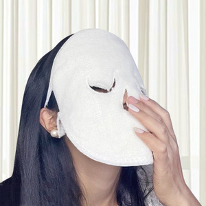 Mascarilla facial, toalla facial, toalla para compresas calientes, mascarilla facial, cuidado facial, uso doméstico para mujeres, mascarilla facial hidratante - Product Image 1