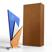 Блестящий уникальный дизайн Роскошная рамка алюминиевая металлическая награда