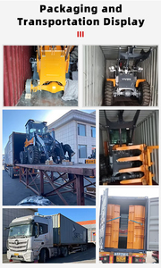 Chargeur frontal électrique pour ferme, 2 tonnes, compact, <span class=keywords><strong>mini</strong></span>, avec godet de 1,5 mètre cube et roues à batterie - Product Image 6