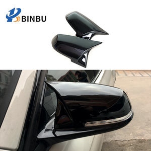 BMW için 1.2.3.4 serisi X1 dikiz aynası kapak F30 F20 F32 F33 F36 siyah/mavi/beyaz m3 stil/bir stil dikiz aynası kabuk - Product Image 2
