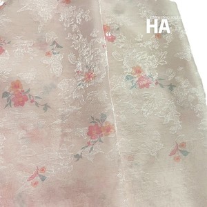 Tela para Vestido Hanfu de Primavera/Verano, Estampado Floral Rosa, Impresión Digital, Poliéster de 75 g/m², para Vestidos, Camisas y Ropa Casual - Product Image 5