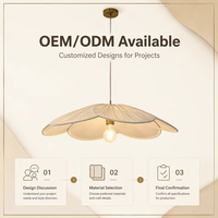 Luminaire suspendu beige de style français avec pampille en tissu, support en fer, douille E26 E27, hauteur réglable pour salle à manger