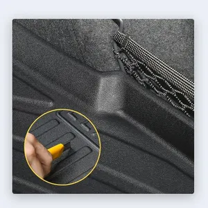 แผ่นรองท้ายรถยนต์ StarNav TPE สำหรับ Mercedes Benz 5 ที่นั่ง รุ่น 400e X254 C254 ปี 2022 2023 2024 ป้องกันน้ำ สำหรับเก็บสัมภาระ - Product Image 4