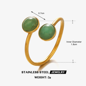 Anillo Redondo Geométrico Simple de Acero Inoxidable, Diseño Moderno Europeo y Americano, Anillo de Titanio de Moda al por Mayor - Product Image 6