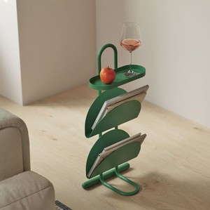 Tavolino da Divano, Tavolino da Caffè <span class=keywords><strong>per</strong></span> Soggiorno e Balcone, Libreria <span class=keywords><strong>per</strong></span> Riviste, Scaffale da Comodino <span class=keywords><strong>per</strong></span> Camera da Letto, Portaoggetti Creativo - Product Image 1