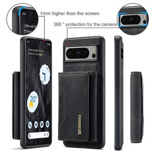 Pour Google <span class=keywords><strong>Pixel</strong></span> <span class=keywords><strong>7</strong></span> <span class=keywords><strong>Pro</strong></span> 7A Pixel7 Couverture Arrière Original DG. MING M2 Portefeuille magnétique détachable Porte-cartes en cuir Étui pour téléphone portable - Product Image 5