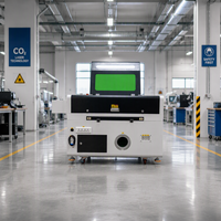 Machine de gravure laser CO2 7050 haute précision compacte de bureau à refroidissement par eau pour acrylique et pierre, idéale pour petites ateliers et loisirs créatifs – Vente directe usine