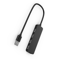 Hub USB-C de 5 Puertos, Compatible con Transferencia de Datos de Alta Velocidad, Salida USB 2.0 y 3.0, Adaptador Divisor Multi-Interfaz de Carga Rápida