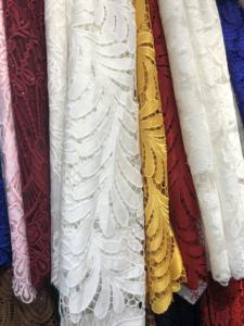 Dernière qualité Haute Couture, tissu en double crêpe, robe de mariée de créateur, tissu en dentelle - Product Image 2