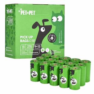 Sacs à déjections canines biodégradables, sacs poubelles écologiques pour animaux de compagnie, résistants aux odeurs, fabriqués en plastique EPI, respectueux de l'environnement, pour une gestion des déchets écoresponsable - Product Image 3