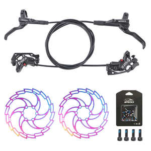 MEROCA M4 4-Kolben Hydraulische MTB-Scheibenbremse 800/1400mm Fahrrad-Ölbremse mit Sicherheitsmerkmalen und Rotorteilen für Fahrräder - Product Image 1