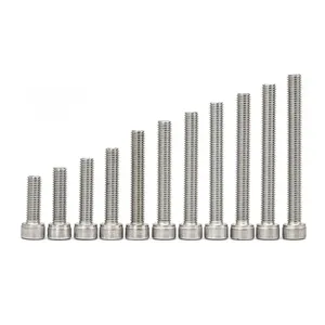 Hexagon Hex Socket Cap Head <b>Screw</b> M1.4 M1.6 M2 M2.5 M3 <b>M4</b> M5 M6 M8 M10 Stainless Steel Allen Bolt DIN912 - Product Image 4