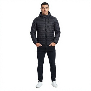 Veste d'hiver rembourrée légère pour homme, veste à capuche personnalisée pour homme, vêtements d'extérieur pour les voyages en plein air - Product Image 3