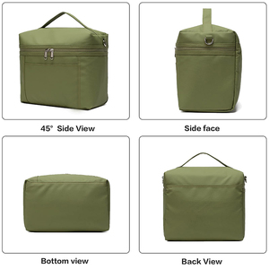 Hot Sale Portable Soft Cooler Lightweight Nylon Custom Logo Thermal Insulation <strong>Lunch</strong> <strong>Bag</strong> <strong>for</strong> Unisex Office Beach Outdoor Food - Product Image 2
