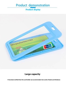 Hộp đựng thẻ nhân viên nhựa chất lượng cao, bán buôn trực tiếp, chất liệu PP, hộp đựng thẻ, hộp đựng thẻ nhân viên hai mặt nhìn thấy được, thương hiệu YILI - Product Image 6